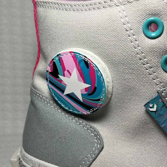 ⚓️Converse Chuck Taylor All Star High 'Marbled Patch' A00415C Women’s 12.5 - Picture 2 of 8